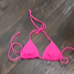 VICTORIA'S SECRET Pink Triangle Bikini Top